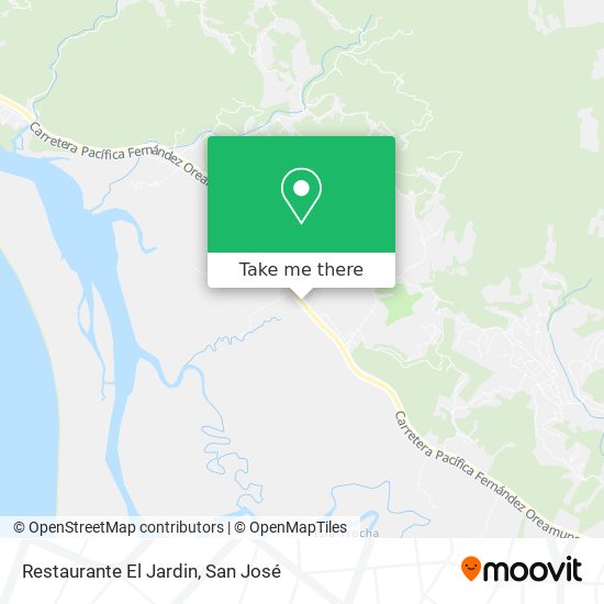 Restaurante El Jardin map