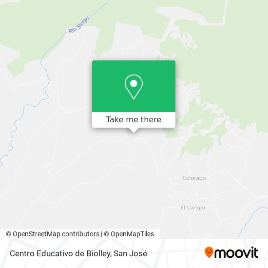 Centro Educativo de Biolley map