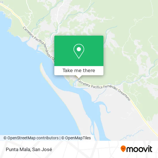 Punta Mala map