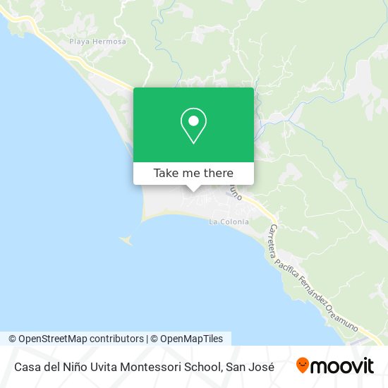 Casa del Niño Uvita Montessori School map