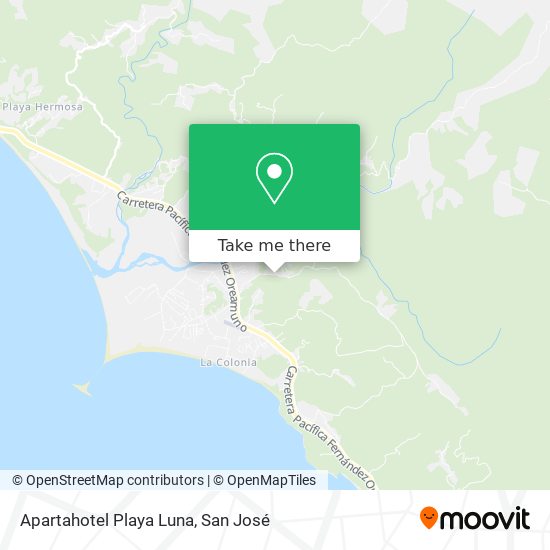 Apartahotel Playa Luna map