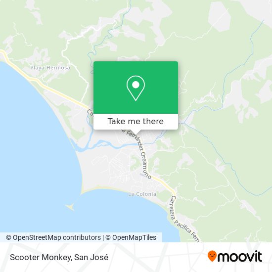 Mapa de Scooter Monkey