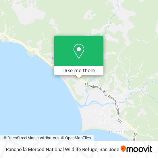 Mapa de Rancho la Merced National Wildlife Refuge
