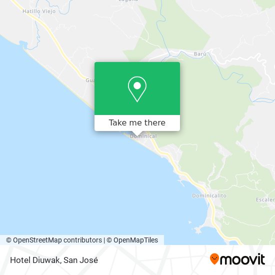 Mapa de Hotel Diuwak