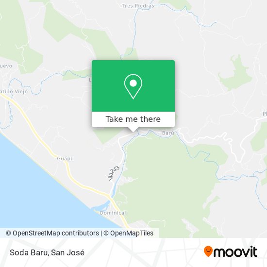 Soda Baru map