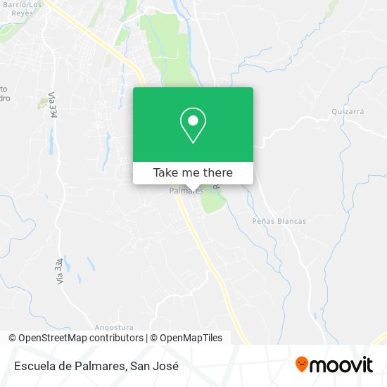 Mapa de Escuela de Palmares