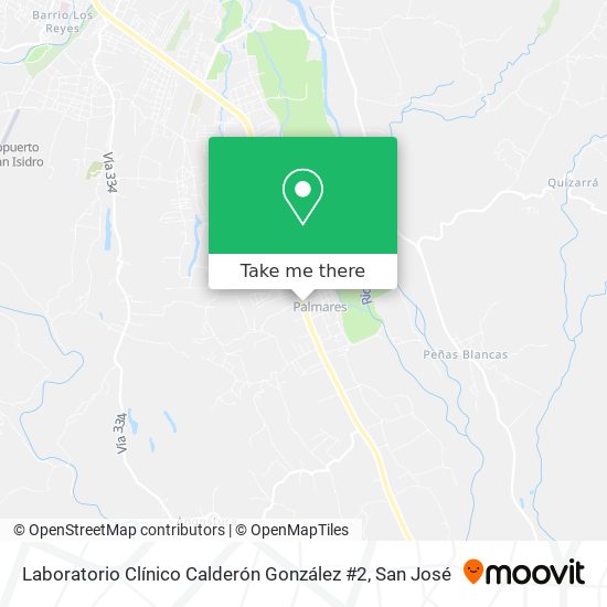 Mapa de Laboratorio Clínico Calderón González #2