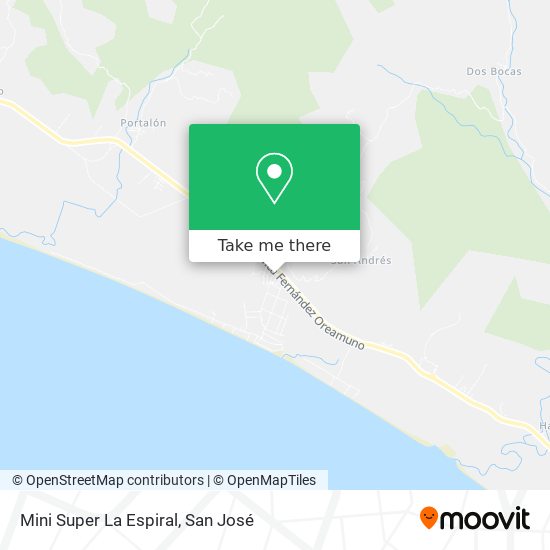 Mapa de Mini Super La Espiral