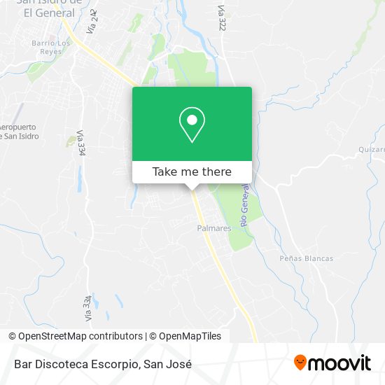 Bar Discoteca Escorpio map