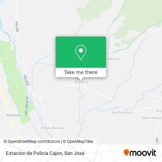 Estacion de Policia Cajon map