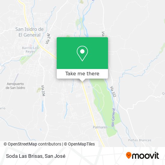 Mapa de Soda Las Brisas