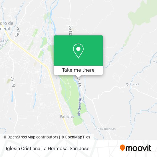 Mapa de Iglesia Cristiana La Hermosa