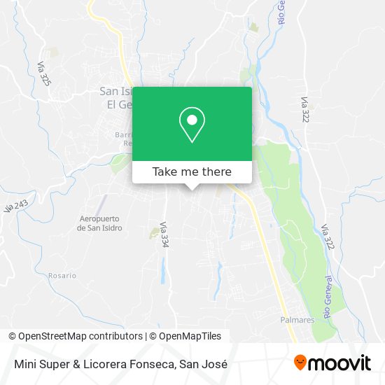 Mini Super & Licorera Fonseca map