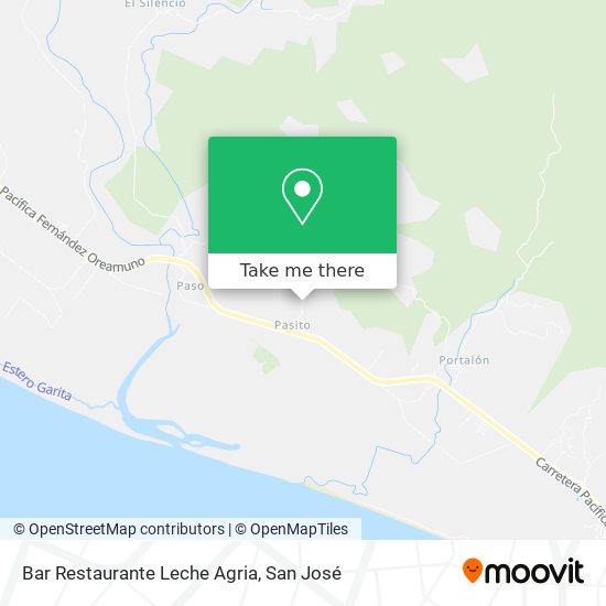 Bar Restaurante Leche Agria map