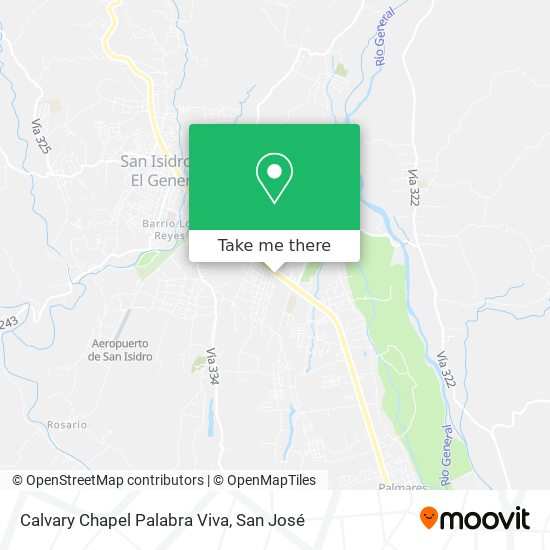 Calvary Chapel Palabra Viva map