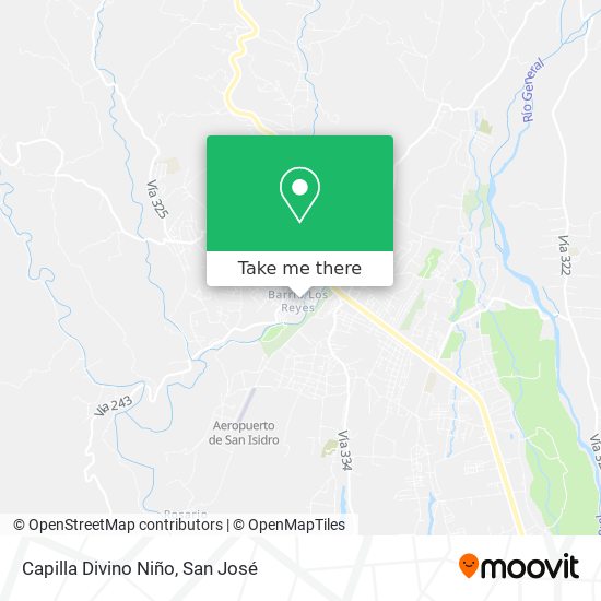 Capilla Divino Niño map