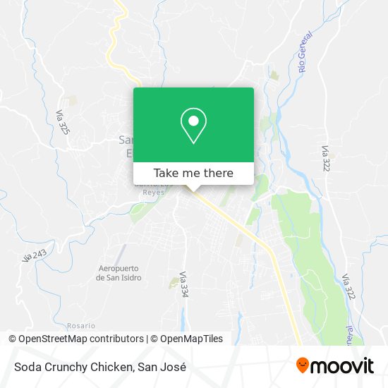 Mapa de Soda Crunchy Chicken