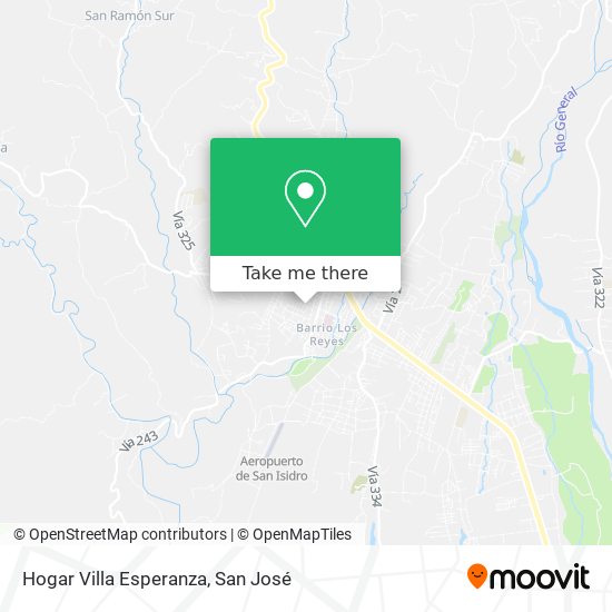 Hogar Villa Esperanza map