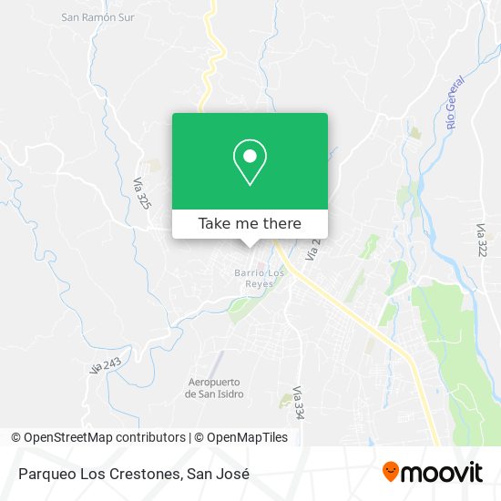 Parqueo Los Crestones map