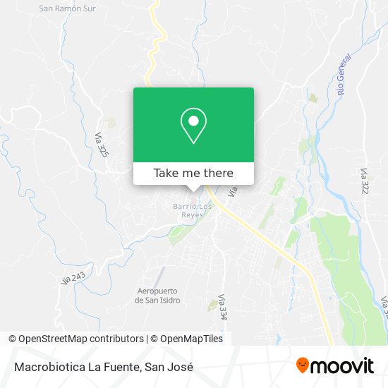 Macrobiotica La Fuente map
