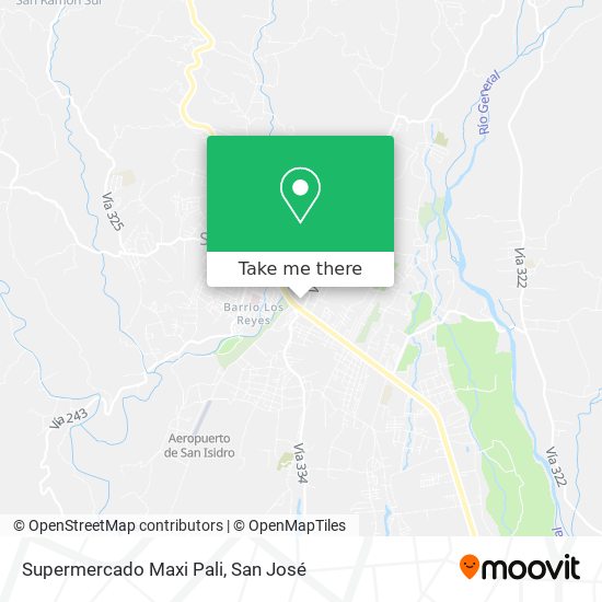 Supermercado Maxi Pali map