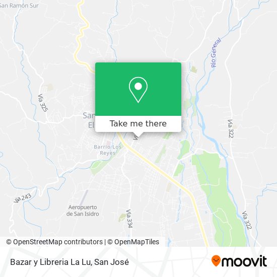Mapa de Bazar y Libreria La Lu
