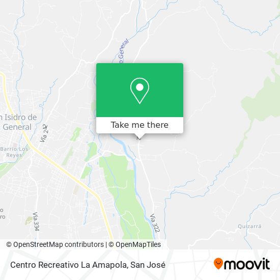 Mapa de Centro Recreativo La Amapola