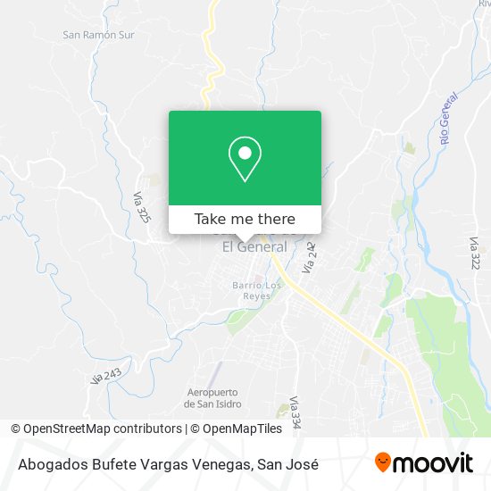 Abogados Bufete Vargas Venegas map