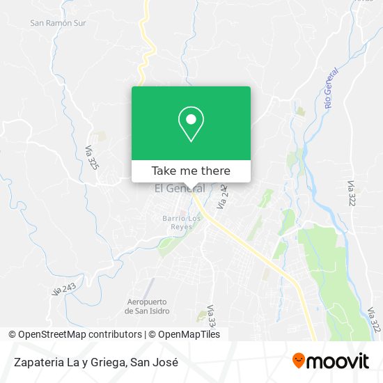 Zapateria La y Griega map