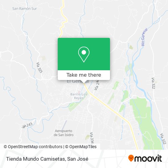 Mapa de Tienda Mundo Camisetas