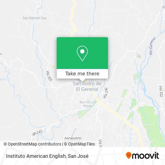 Instituto American English map