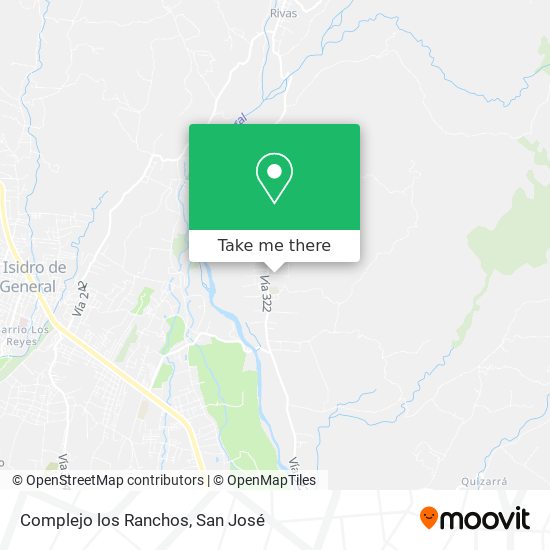 Mapa de Complejo los Ranchos