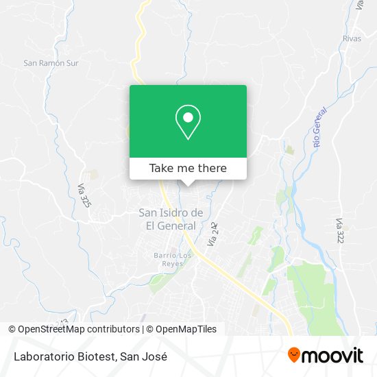 Laboratorio Biotest map