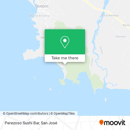 Mapa de Perezoso Sushi Bar