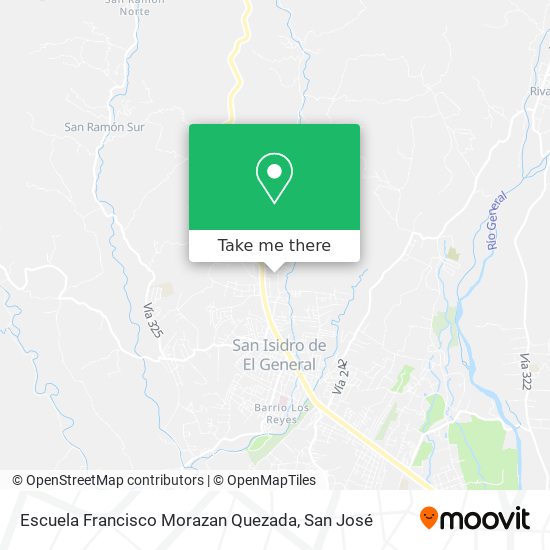 Mapa de Escuela Francisco Morazan Quezada