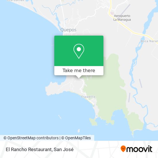 Mapa de El Rancho Restaurant