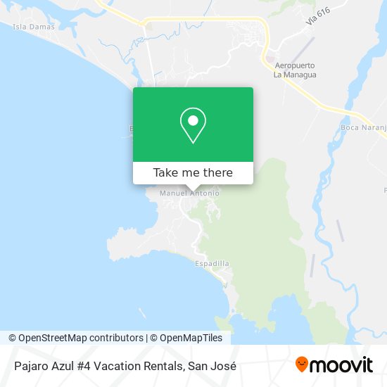 Pajaro Azul #4 Vacation Rentals map