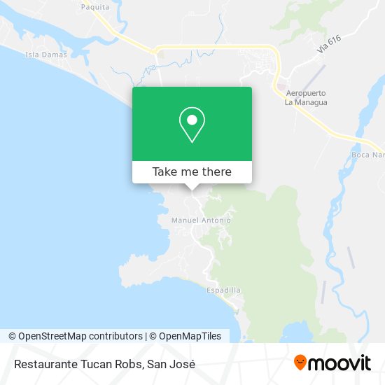 Mapa de Restaurante Tucan Robs
