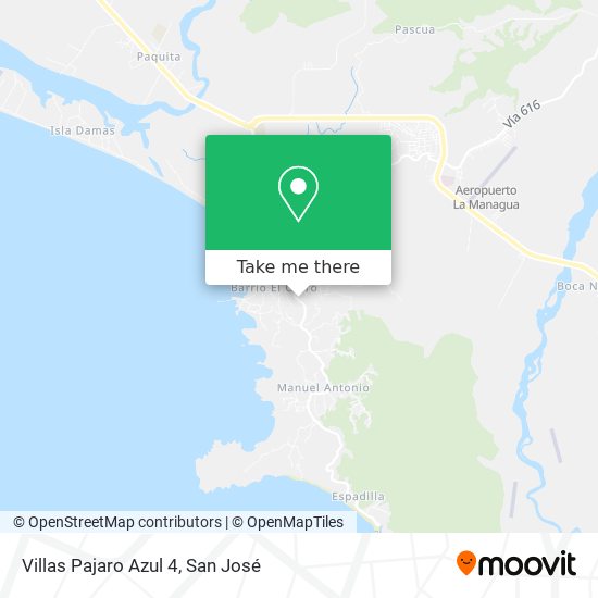 Mapa de Villas Pajaro Azul 4
