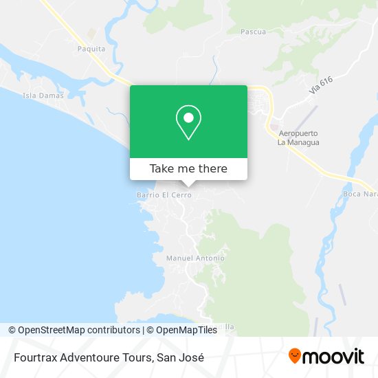 Mapa de Fourtrax Adventoure Tours