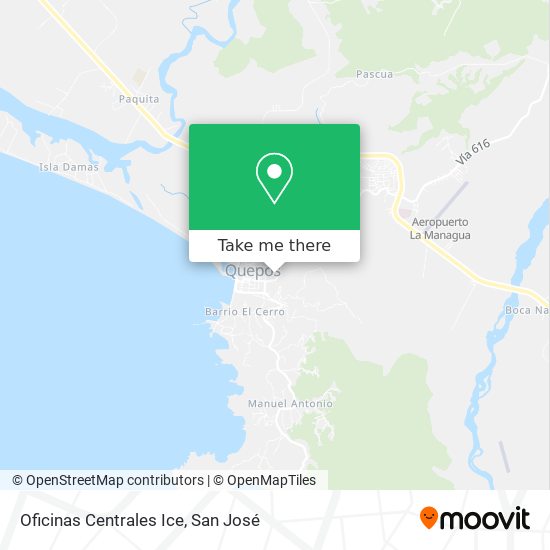 Oficinas Centrales Ice map
