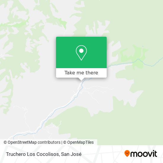 Truchero Los Cocolisos map