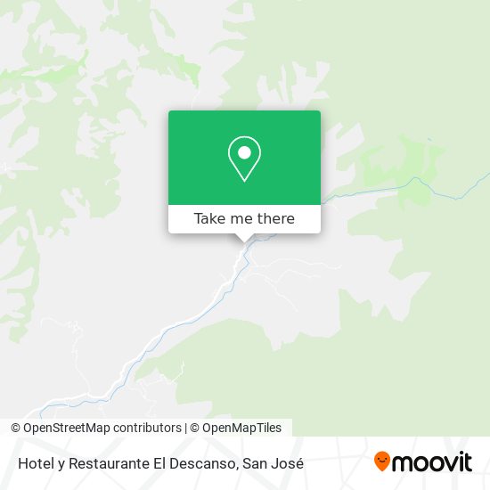 Hotel y Restaurante El Descanso map