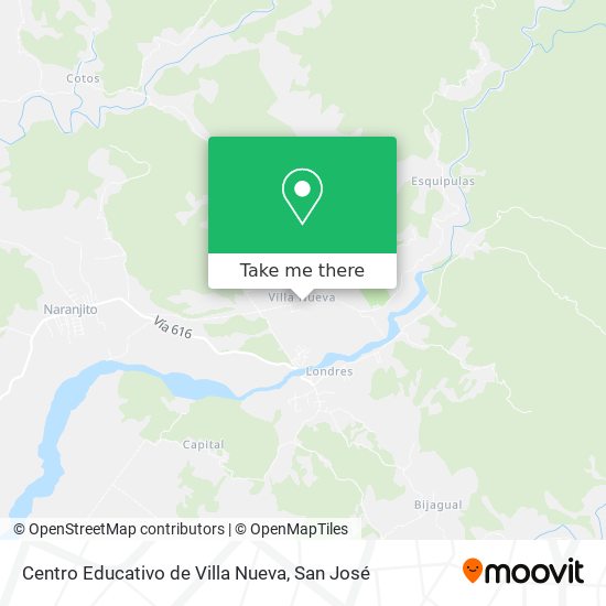 Mapa de Centro Educativo de Villa Nueva