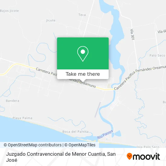 Mapa de Juzgado Contravencional de Menor Cuantia