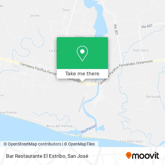 Bar Restaurante El Estribo map
