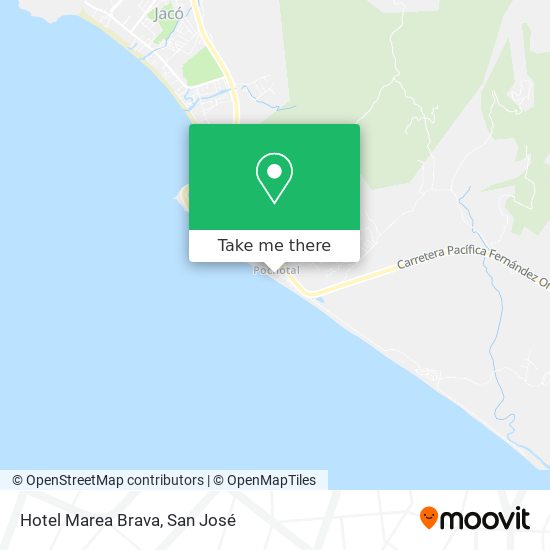 Hotel Marea Brava map