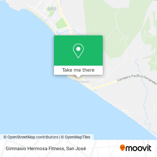 Gimnasio Hermosa Fitness map