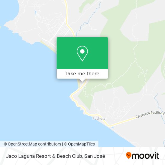 Mapa de Jaco Laguna Resort & Beach Club