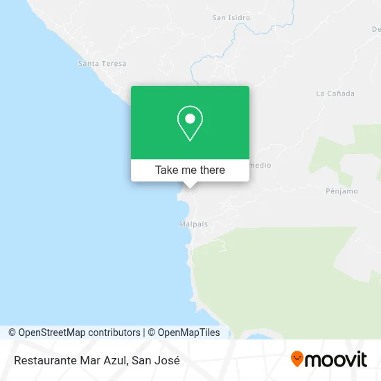 Restaurante Mar Azul map